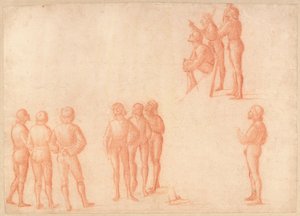 Grupper af Mandsfigurer af Vittore Carpaccio