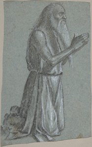 Sankt Jerome recto, Soldat med et spyd, 1460-1525. af Vittore Carpaccio