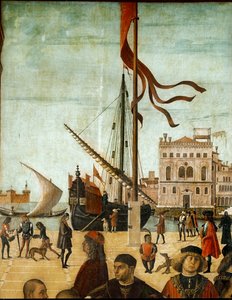 Skibe i en havn af Vittore Carpaccio
