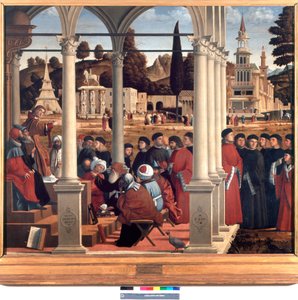 St. Stephens disputation med de ældste i Sanhedrinet af Vittore Carpaccio