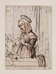 Jomfru, der tilbeder spædbarnet Kristus med Johannes, slutningen af 1480
