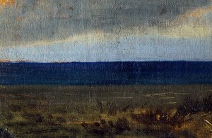 Blå himmel over havet, af Vittorio Avondo (1836-1910)