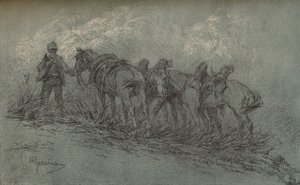 Kridtstudie af Vittorio Guaccimanni, c1900 af Vittorio Guaccimanni