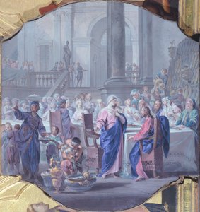 Ægteskabet af Cana, af Vittorio Maria Bigari (1692-1776)