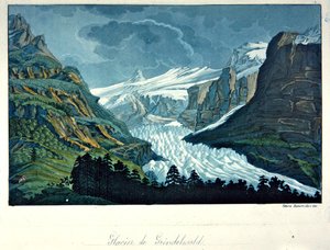 Glacier of Grindelwald, illustration fra 