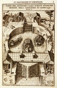 Hydraulisk maskine til en kanal eller flodsluse, 1607