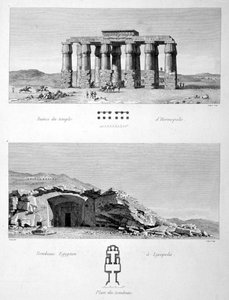 Tempel for Hermopolis og Egyptiske grave i Lycopolis, 1802