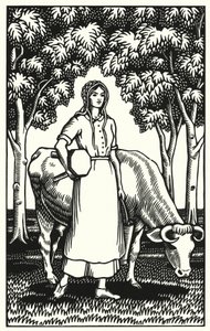 Illustration til Tess Of The DUrbervilles af Thomas Hardy (gravering)