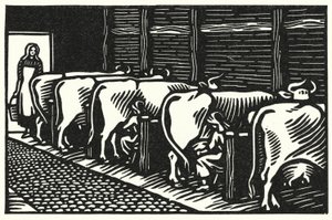Illustration til Tess Of The DUrbervilles af Thomas Hardy (gravering)