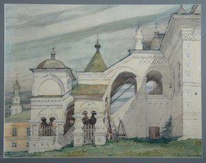 Trinity Church i Solikamsk, 1909 af Vladimir Alexandrovich Plotnikov