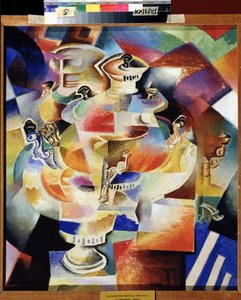 Samovar. 1919 (olie på træ)