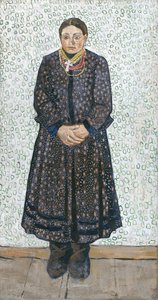 Ukrainsk bondekvinde, 1910-1911 af Vladimir Davidovich Burliuk