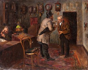 Hos Juvelererne, 1917 af Vladimir Egorovic Makovsky