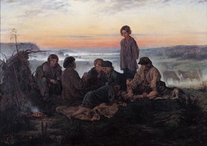 Bezhin Lea, 1869 af Vladimir Egorovic Makovsky