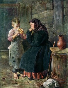 Mødet mellem mor og søn, 1883, 1965. af Vladimir Egorovic Makovsky