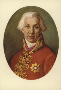 Gavrila Derzhavin, russisk digter af Vladimir Lukich Borovikovsky