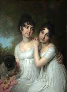 Portræt af grevinder E.A. og A.A. Kurakin, 1802 af Vladimir Lukich Borovikovsky