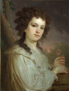 Portræt af Olga Kuzminichna Filippova 1772-1829, 1790 af Vladimir Lukich Borovikovsky