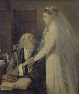 Før brylluppet. Afsked, 1894 af Vladimir Yegorovich Makovsky