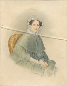 Portræt af grevinde Natalia Pavlovna Stroganova, 1845 af Voronov