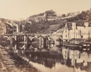 Port de Dinan, Bretagne, 1856. af WA Mansell