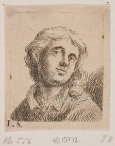Brystbillede af en ung Mand af W.A. Müller