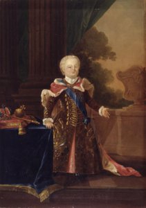 Ivan III eller Ivan VI Antonovich. Portræt i fuld længde af W.A. Müller