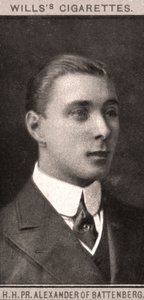H.H, PR. Alexander af Battenberg, 1908. af WD and HO Wills