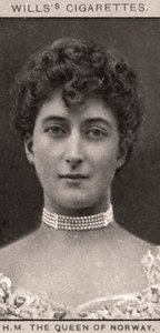 H.M. Dronningen af Norge, 1908. af WD and HO Wills
