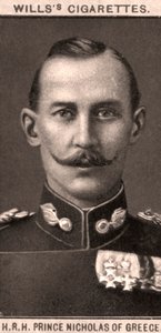 H.R.H Prins Nicholas af Grækenland, 1908.