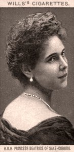 H.R.H. Prinsesse Beatrice af Saxe-Coburg, 1908. af WD and HO Wills