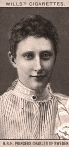 H.R.H Prinsesse Charles af Sverige, 1908. af WD and HO Wills