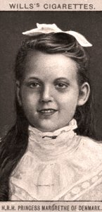 H.R.H Prinsesse Margrethe af Danmark, 1908. af WD and HO Wills