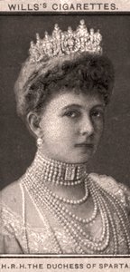 H.R.H. Hertuginden af Sparta, 1908. af WD and HO Wills