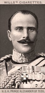 H.S.H Prins Alexander af Teck, 1908.