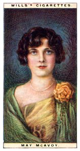 May McAvoy 1899-1984, amerikansk skuespillerinde, 1928. af WD and HO Wills