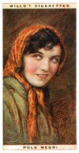 Pola skuespillerinde 1894-1987, polsk skuespillerinde, 1928.