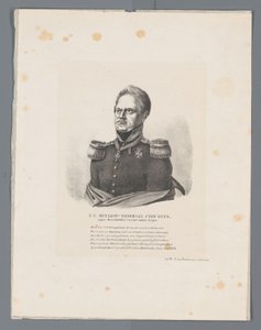 DE. den Luit General J. van Geen, øverstbefalende for den mobile hær (titel på objekt) af W.J. van Oosterzee