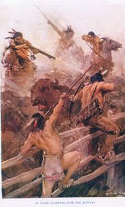 At Close Quarters with the Buffalo, illustration fra 