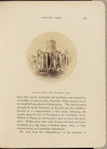 Fountains Abbey; fra abbedens hus af W.R. Sedgfield