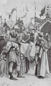 The Humours of Stourbridge Fair in the Olden Times (litografi) af W.S. Stacey