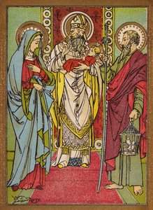 Renselsen af Jomfru Maria (farvelitografi) af W.S. Stacey
