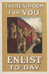 Der er plads til dig, melde dig i dag, 1914 af W. A. Fry