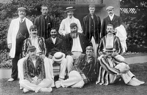 Gentlemen XI til kampen mod spillere på Lords Cricket Ground, London, 1899
