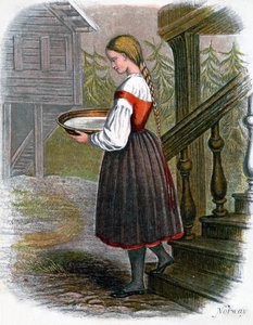 Norsk Bondepige, 1809.