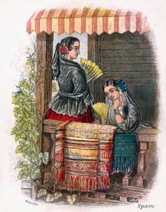 Spansk pige, 1809.