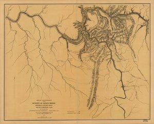 Militær rekognoscering i nærheden af Gauley Bridge, Department of Western Virginia, Brig. Genl. W. S. Rosecrans, comd