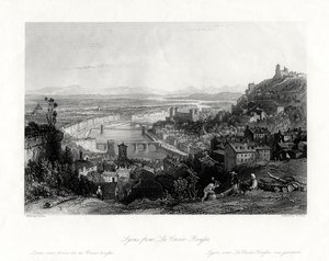 Lyon, France, 1875dani af W Floyd