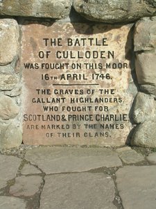 Culloden Moor Battlefield Memorial, tidligt i det 21. århundrede (foto)