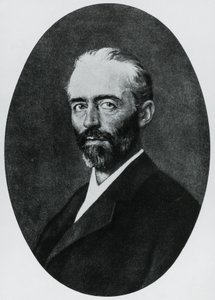 Portræt af Emil Theodor Kocher (1841-1917), schweizisk læge, Nobelprisen i medicin i 1909, gravering af John Ward Dunsmore